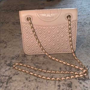 Tory Burch- Pink Fleming Quilted Shoulder bag